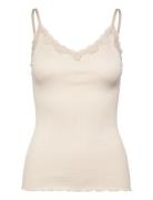 Rosemunde Rwbeatha Sl Regular Singlet Top Kräm