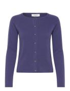 Rosemunde Rwlaica Ls O-Neck Raglan Cardigan Lila
