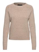 Vero Moda Vmdoffy Ls O-Neck Blouse Ga Noos Brun