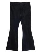 Lindex Leggings Flare Velour Solid Svart
