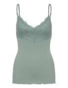 Rosemunde Rwbeatha Sl Strap Lace Top Grön