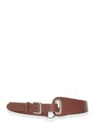 Lauren Ralph Lauren Refined Veg-Grommet Strp-Blt-Med Brun