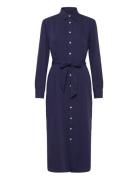 Polo Ralph Lauren 16D Poly Satin-Lsl-Dad Marinblå