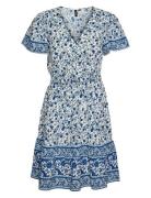 Vero Moda Vmmilan Ss Short Dress Wvn Ga Blå