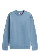 Tommy Jeans Tjm Reg S Flag Crew Blå