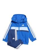 Adidas Sportswear I 3S Tib Fl Set Blå