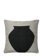 Broste Copenhagen Delphine Cushion Cover Grå