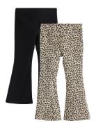Lindex Leggings Flare Br Inside 2 Pa Multi/patterned