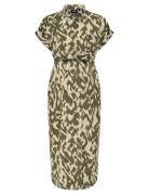 Only Maternity Olmhannover Life S/S Shirt Dress Noos Khaki Green