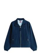 Tommy Jeans Tjw Reg Zip Cotton Jacket Ext Marinblå