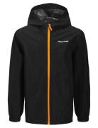 Jack & J S Jjeflynn Rain Jacket Sn Jnr Svart