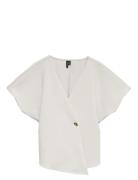 Vero Moda Vmsonja Ss V-Neck Top Wvn Exp Vit