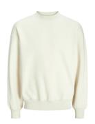 Jack & J S Jjeurban Edge Sweat Crew Neck Jnr Vit