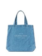 Lexington Clothing Washed Denim Shopper Blå