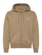 Polo Ralph Lauren Double-Knit Full-Zip Hoodie Brun