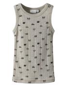 Name It Nmmwang Wool Needle Tank Top Beige