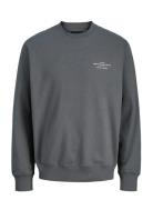 Jack & J S Jprblachad Branding Sweat Crew Nec Jnr Grå