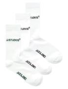 Jack & J S Jacsoho Tennis Socks 3 Pack Jnr Vit
