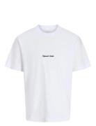Jack & J S Jornorrebro Emb Tee Ss Crew Neck Noos Vit