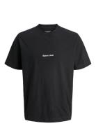 Jack & J S Jornorrebro Emb Tee Ss Crew Neck Noos Svart
