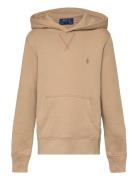 Ralph Lauren Kids Seasonal Fleece-Ls Po Hood-Tp-Knt Beige