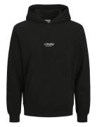Jack & J S Jjesoho Sweat Hood Noos Jnr Svart