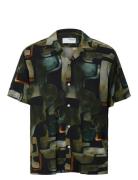 Selected Slhrelax-Vero Shirt Ss Aop Multi/patterned