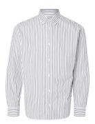 Selected Slhslimrick-Poplin Shirt Ls Noos Vit