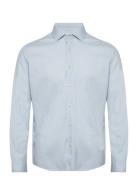 Selected Slhregbond-Garment Dyed Shirt Ls Blå