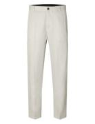 Selected Slhregular-Will Linen Trs Noos Kräm