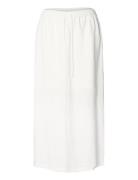 Selected Slfviva Hw Ankle Skirt Noos Vit
