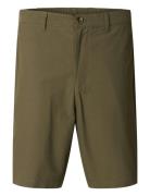 Selected Slhregular-Karl Seersucker Shorts Noos Grön