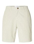 Selected Slhregular-Karl Seersucker Shorts Noos Kräm