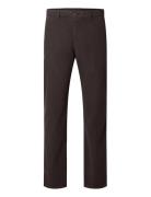Selected Slh175-Slim Miles Structure Dyed Pant Svart