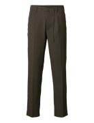 Selected Slh190-Reg Tapered Leroy Pleat Pant Noos Brun