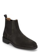 Selected Slhjoseph Suede Chelsea Boot Svart