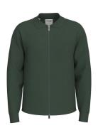 Selected Slhemanuel Soft Full Zip Sweat Noos Grön