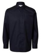 Selected Slhreg-Ethan Shirt Ls Spread Noos Svart