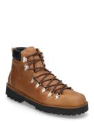 Selected Slhalfred Leather Hiking Boot Brun