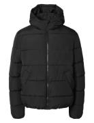 Selected Slhlance Heavy Puffer Jacket Svart