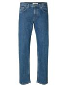 Selected Slh196-Straight Ben Kori Jeans Noos Blå