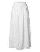 Selected Slfdahlia Hw Ankle Broderi Skirt B Vit