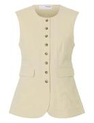 Selected Slfiluna Sl Butt D Pocket Vest B Kräm