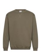 Selected Slhrelax-Sigurd Crew Neck Sweat Khaki Green