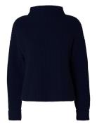 Selected Slfselma Ls Knit Pullover Marinblå
