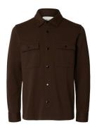 Selected Slhjackie Sweat Jacket Noos Brun