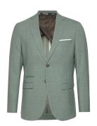 Selected Slhslim-Oasis Linen Blz Noos Grön