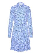 Selected Slfevig Ls Short Dress D2 Blå