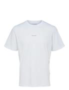 Selected Slhaspen Print Ss O-Neck Tee W Noos Vit