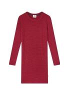 Mads Nørgaard 5X5 Classic Stripe Dubina Short Dress Röd